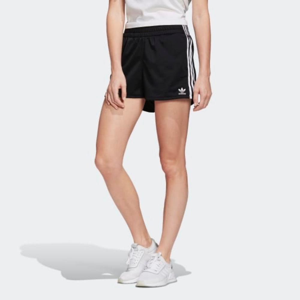 Adidas 3 stripes Black Shorts